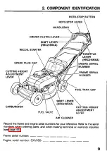 Preview for 11 page of Honda HRC216 Owner'S Manual