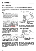 Preview for 14 page of Honda HRC216 Owner'S Manual