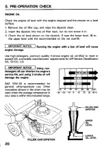 Предварительный просмотр 22 страницы Honda HRC216 Owner'S Manual