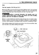 Предварительный просмотр 23 страницы Honda HRC216 Owner'S Manual