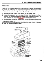 Предварительный просмотр 25 страницы Honda HRC216 Owner'S Manual