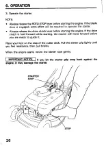 Предварительный просмотр 28 страницы Honda HRC216 Owner'S Manual