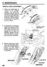 Предварительный просмотр 50 страницы Honda HRC216 Owner'S Manual