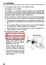 Preview for 56 page of Honda HRC216 Owner'S Manual