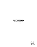 Preview for 24 page of Honda HRC2163PDUA Owner'S Manual