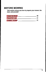 Preview for 27 page of Honda HRC7018 Owner'S Manual