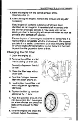 Preview for 51 page of Honda HRC7018 Owner'S Manual