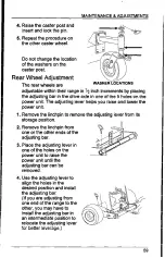 Preview for 67 page of Honda HRC7018 Owner'S Manual