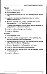 Preview for 79 page of Honda HRC7018 Owner'S Manual