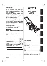 Preview for 1 page of Honda HRD536C Owner'S Manual