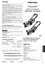 Preview for 91 page of Honda HRG416XB Owner'S Manual