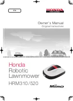 Preview for 1 page of Honda HRM 310 Owner'S Manual