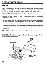 Preview for 22 page of Honda HRM21PVA Owner'S Manual