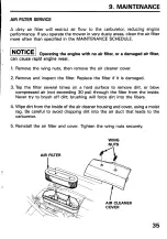 Preview for 37 page of Honda HRM21PVA Owner'S Manual