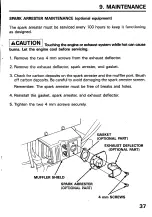 Preview for 39 page of Honda HRM21PVA Owner'S Manual