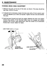 Preview for 40 page of Honda HRM21PVA Owner'S Manual