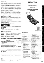 Preview for 1 page of Honda HRN536C Operator'S Manual