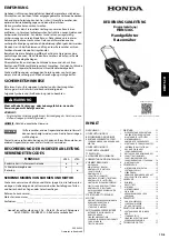 Preview for 37 page of Honda HRN536C Operator'S Manual