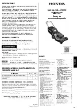 Preview for 73 page of Honda HRN536C Operator'S Manual