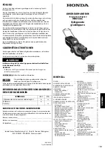 Preview for 91 page of Honda HRN536C Operator'S Manual