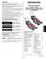 Preview for 55 page of Honda HRN536CVKEA Owner'S Manual