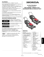 Preview for 91 page of Honda HRN536CVKEA Owner'S Manual