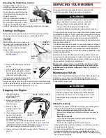 Preview for 9 page of Honda HRR216K9VYA Owner'S Manual