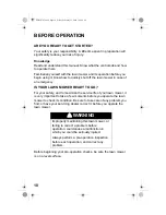 Preview for 12 page of Honda HRR216TKA Harmony II Owner'S Manual