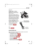 Preview for 47 page of Honda HRR216TKA Harmony II Owner'S Manual