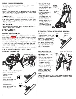 Preview for 6 page of Honda HRR216VXA Owner'S Manual