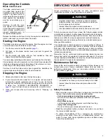 Preview for 7 page of Honda HRS216PKUA Owner'S Manual