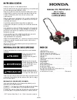 Preview for 33 page of Honda HRS536C5VKEA Owner'S Manual