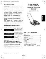 Preview for 17 page of Honda HRS536SDE Owner'S Manual