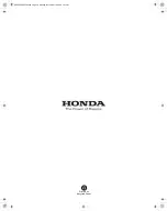 Предварительный просмотр 56 страницы Honda HRS536SDE Owner'S Manual