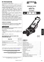 Preview for 49 page of Honda HRX 476 VYE Owner'S Manual