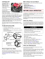 Preview for 4 page of Honda HRX217VLA Owner'S Manual