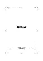 Preview for 98 page of Honda HRX426C Owner'S Manual