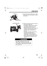 Предварительный просмотр 63 страницы Honda HS1336i Owner'S Manual