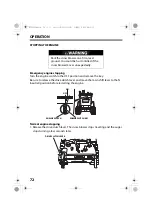 Предварительный просмотр 74 страницы Honda HS1336i Owner'S Manual