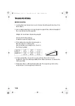 Предварительный просмотр 114 страницы Honda HS1336i Owner'S Manual