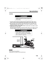 Предварительный просмотр 115 страницы Honda HS1336i Owner'S Manual