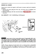 Предварительный просмотр 25 страницы Honda HS521 Owner'S Manual