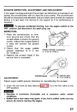 Предварительный просмотр 28 страницы Honda HS521 Owner'S Manual