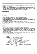 Предварительный просмотр 30 страницы Honda HS521 Owner'S Manual