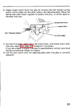 Предварительный просмотр 32 страницы Honda HS521 Owner'S Manual