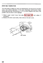 Предварительный просмотр 33 страницы Honda HS521 Owner'S Manual