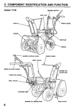 Предварительный просмотр 7 страницы Honda HS522 Owner'S Manual