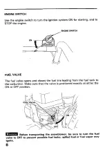 Предварительный просмотр 9 страницы Honda HS522 Owner'S Manual