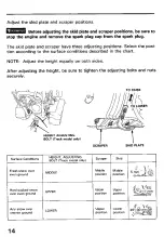 Предварительный просмотр 15 страницы Honda HS522 Owner'S Manual