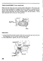 Предварительный просмотр 29 страницы Honda HS522 Owner'S Manual